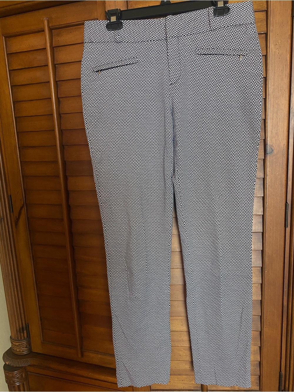 Calvin Klein Black and White Micro-Patters Woman’s Dress Pants